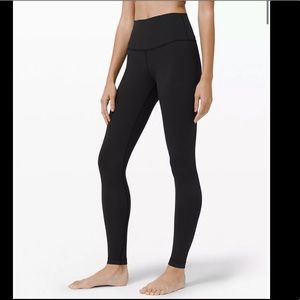 Lululemon Wunder Under Luon Black Leggings